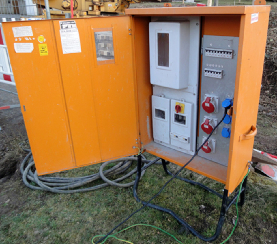 Baustromkasten bei Appler Elektrotechnik in Grävenwiesbach